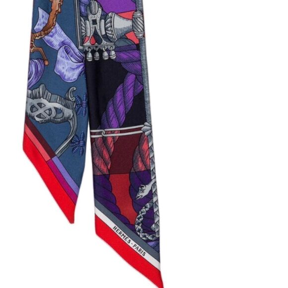 Hermès 100% Silk Twilly - Picture 6 of 7